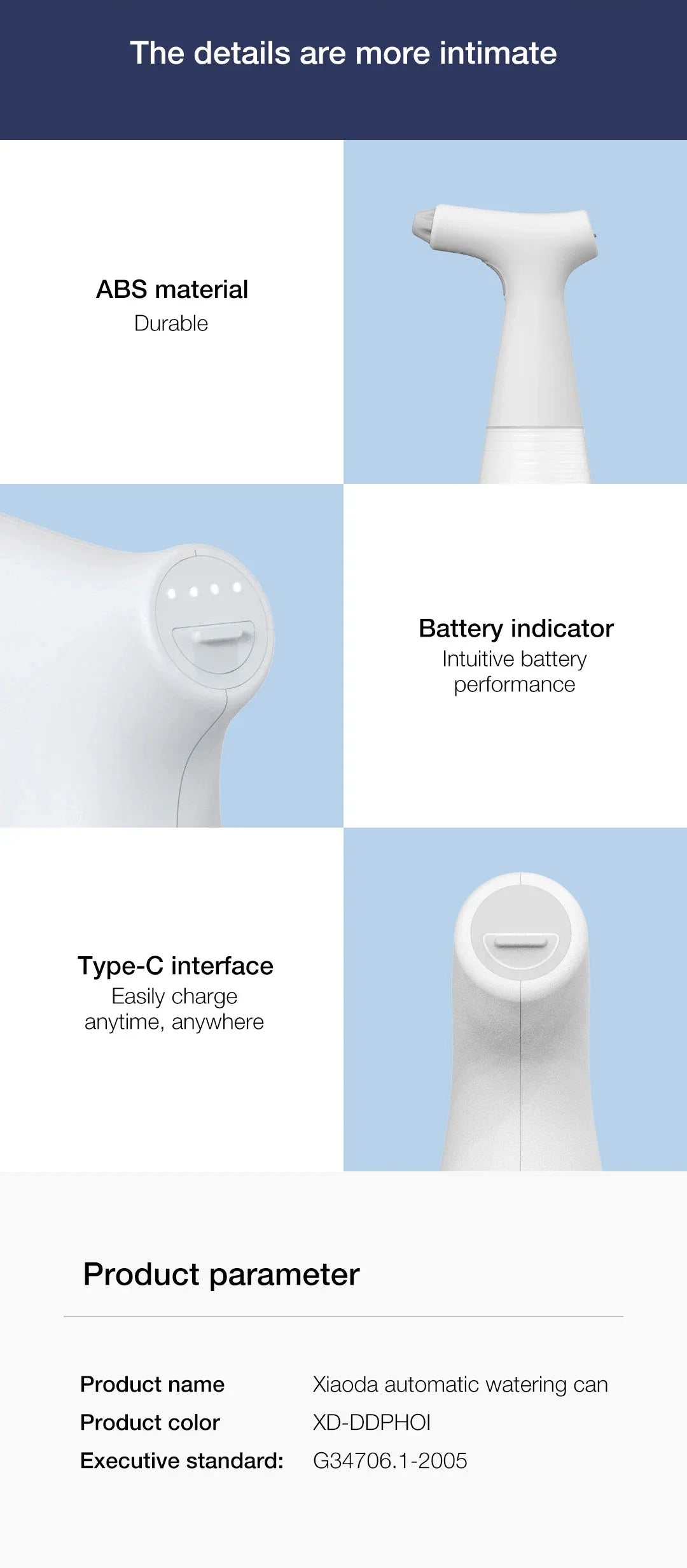 Electric Plant Sprayer – USB Rechargeable – 2 Spray Modes – 500ml / 900ml