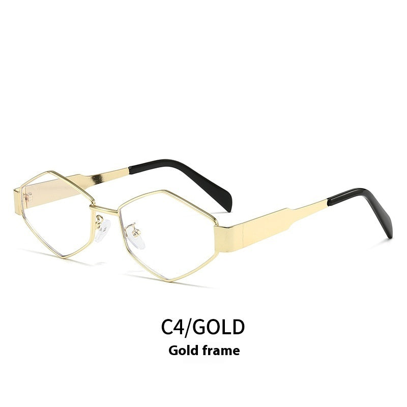 Geometric Polygon Metal Sunglasses – Modern Fashion Edition
