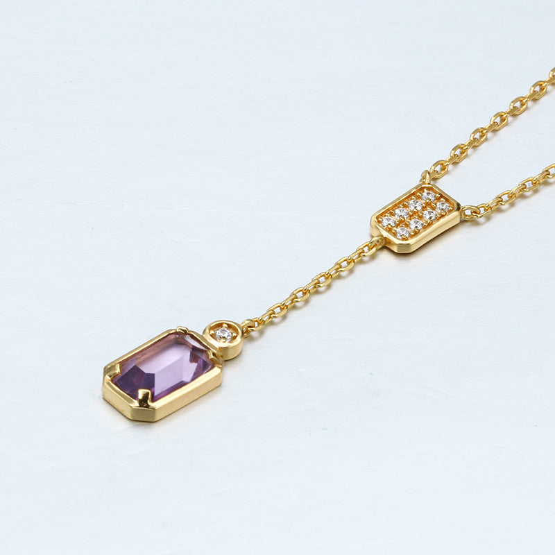 925 Sterling Silver Brazilian Amethyst Jewelry Set