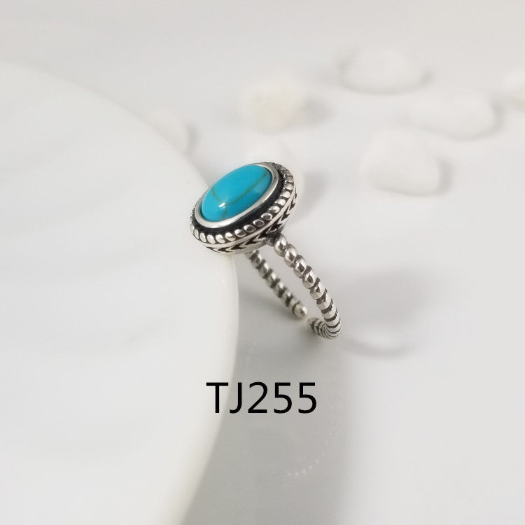 Vintage Feather Ring – 925 Sterling Silver