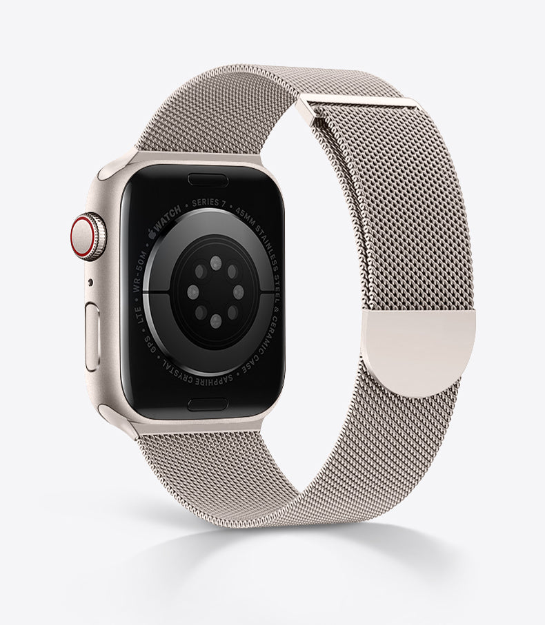 Stainless Steel Apple Watch Band – Premium Metal Strap (Compatible)