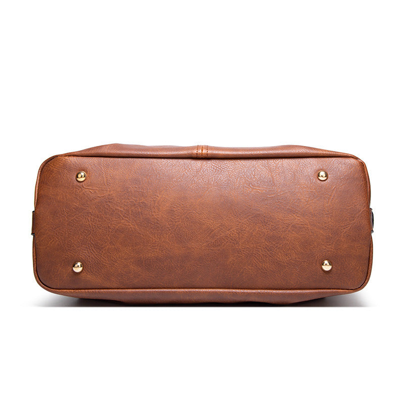 Elegant Leather Shoulder Handbag – Modern Crossbody Style
