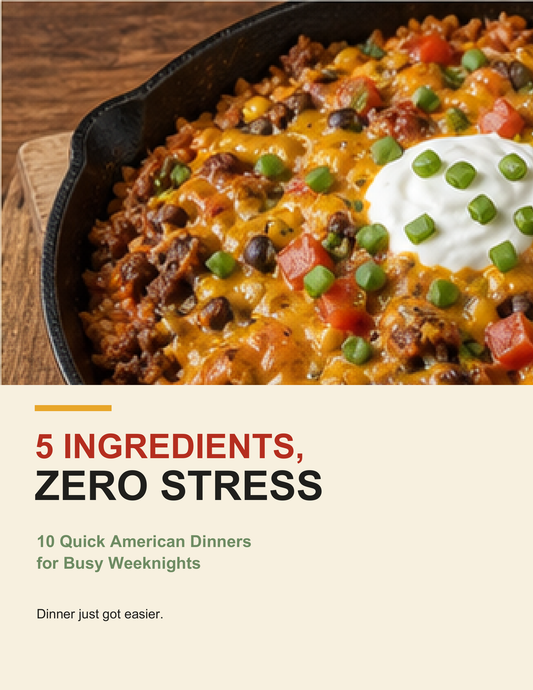 5 Ingredients, Zero Stress ebook cover