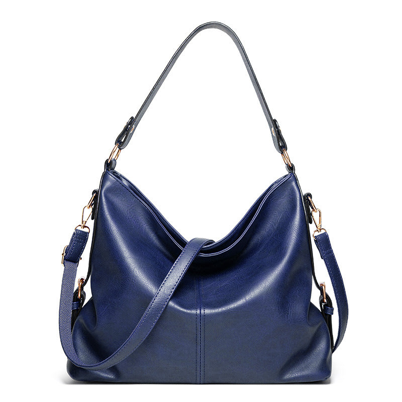 Elegant Leather Shoulder Handbag – Modern Crossbody Style