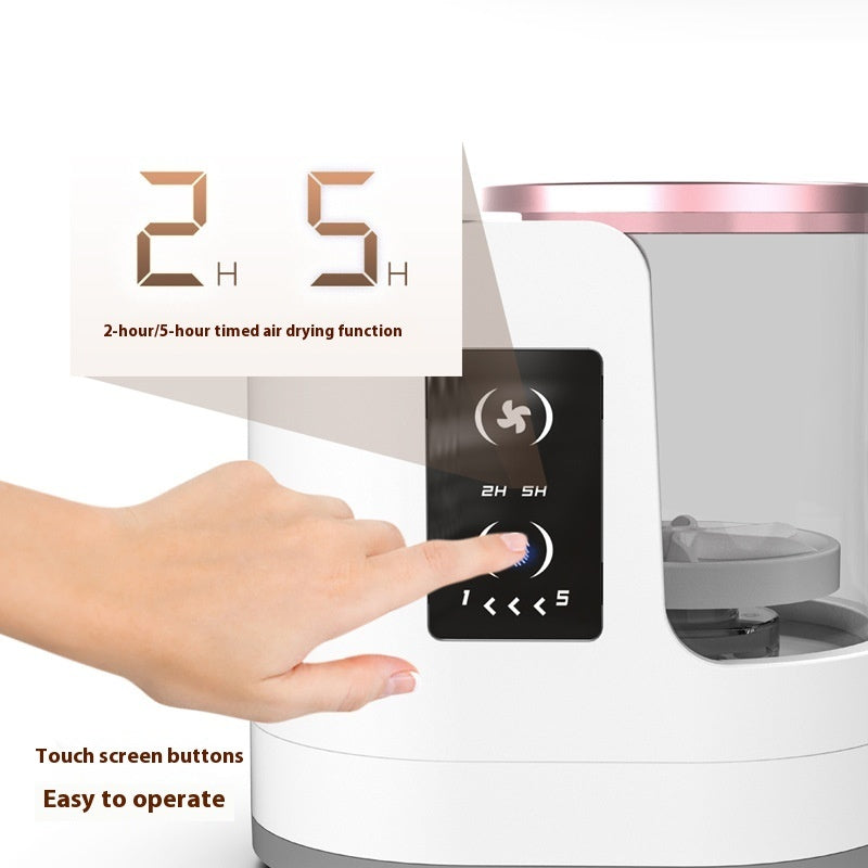 Automatic Makeup Brush Cleaner & Dryer – Rechargeable UV Disinfection
