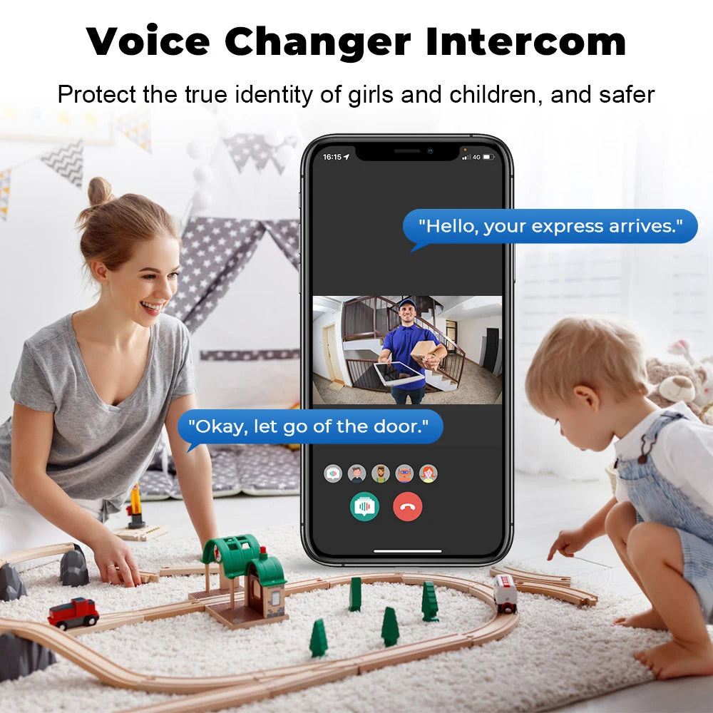 Smart Wi-Fi Video Doorbell Camera – See Who’s at Your Door, Anytime