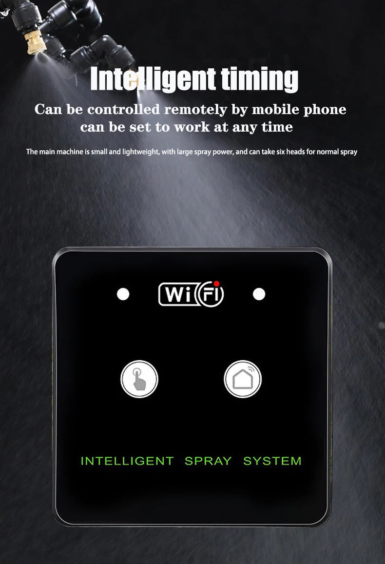 Smart WiFi Rainforest Mist System – Automatic Terrarium & Reptile Humidifier