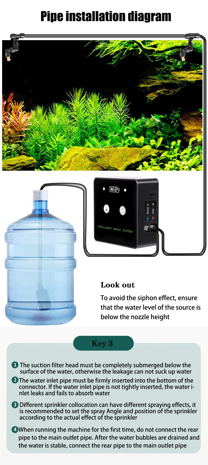 Smart WiFi Rainforest Mist System – Automatic Terrarium & Reptile Humidifier
