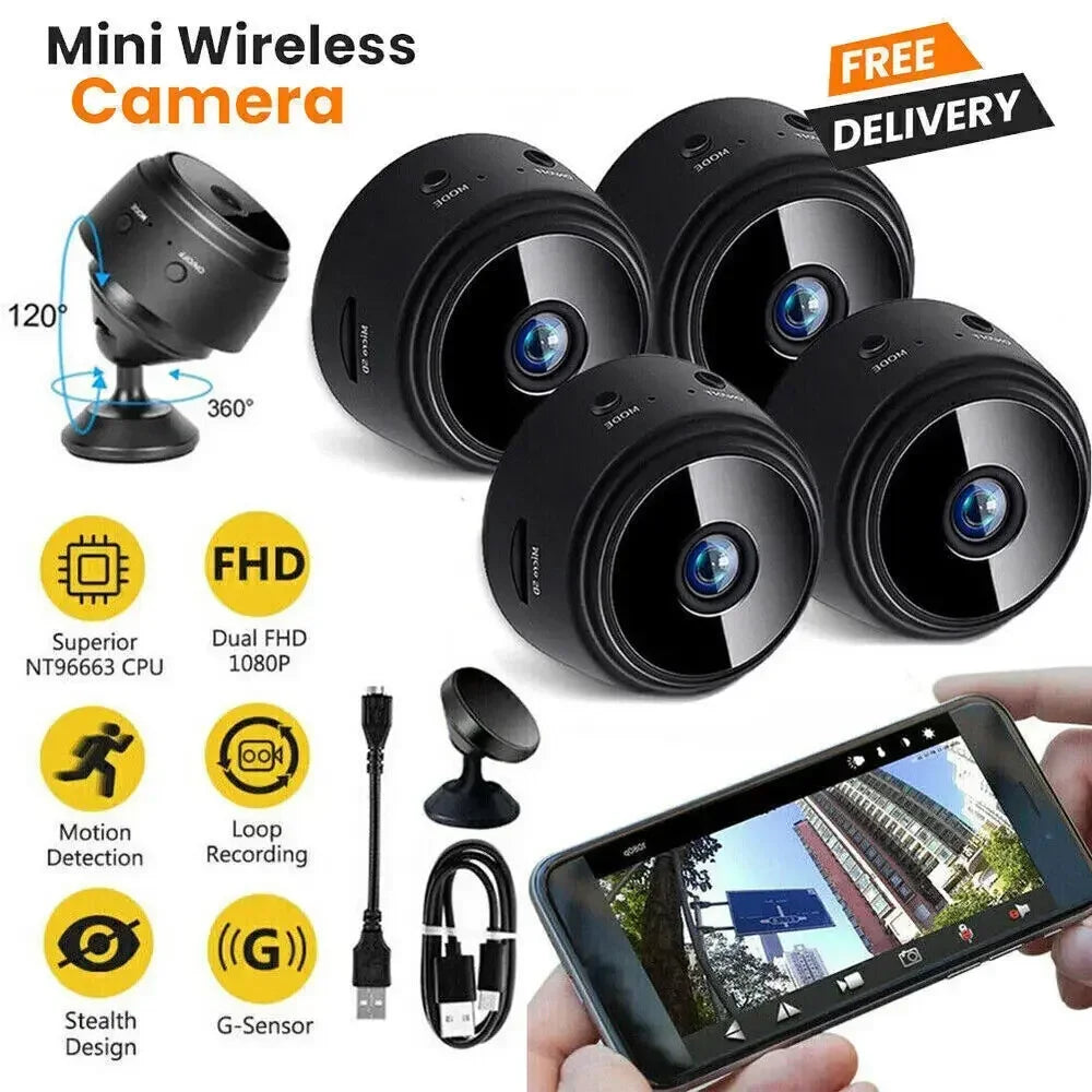 A9 Mini WiFi Security Camera – Wireless HD Indoor Surveillance