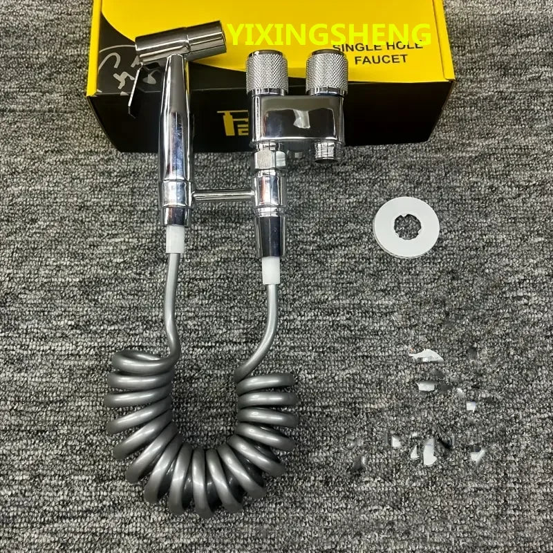 Stainless Steel Dual Outlet Angle Valve – High Flow Bathroom & Laundry Control