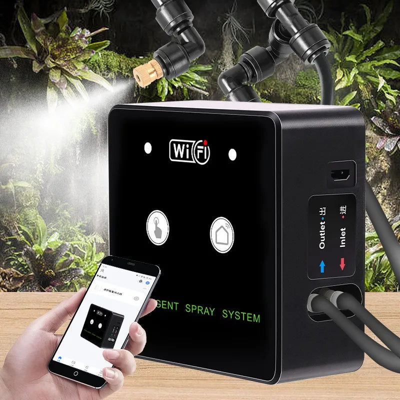 Smart WiFi Rainforest Mist System – Automatic Terrarium & Reptile Humidifier