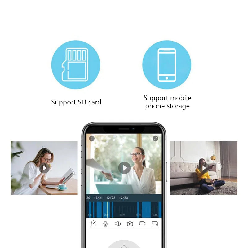 5G WiFi E27 Security Camera Bulb – 2MP Night Vision with Motion Tracking