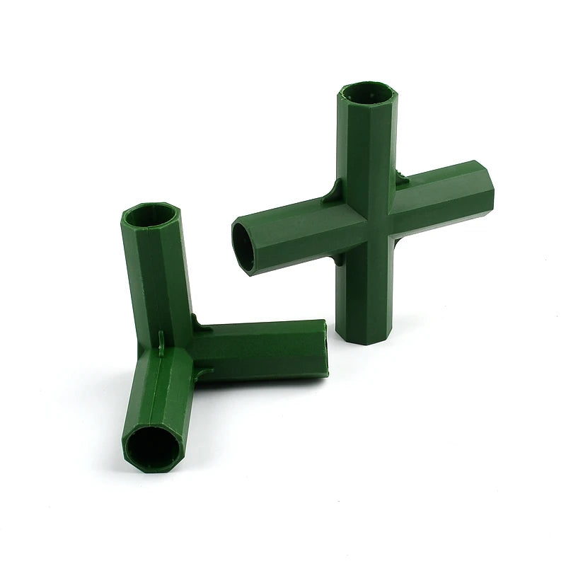 Modular Garden Frame Connectors – Greenhouse & Plant Support Joints (8–20mm)