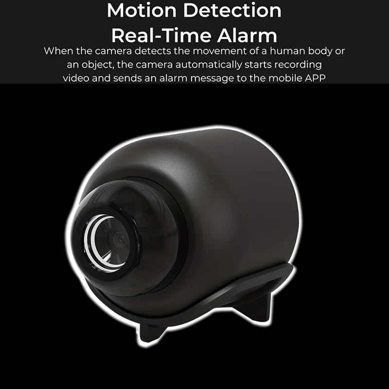 Mini WiFi Camera 1080P HD | Night Vision | Motion Detection | Portable Security Cam