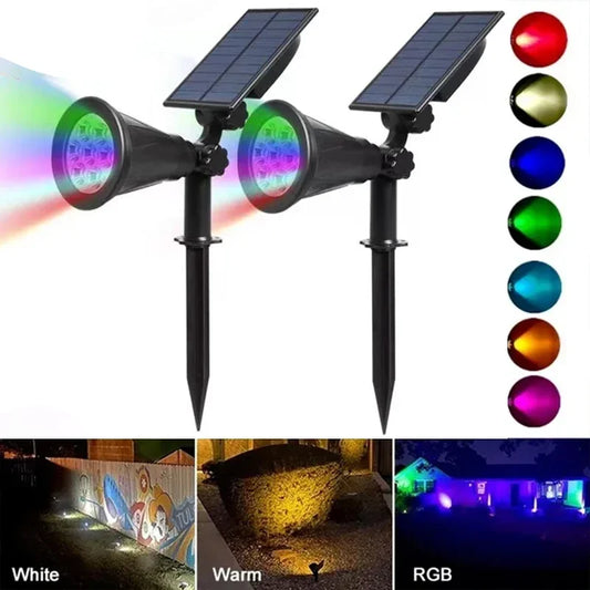 Solar LED Garden Spotlight – Adjustable IP65 Waterproof Landscape Light