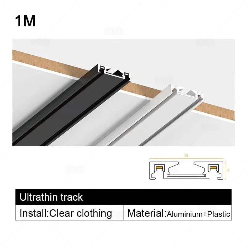 48V Magnetic Track Light System – Ultra Thin 6mm – Tuya Smart Dimming