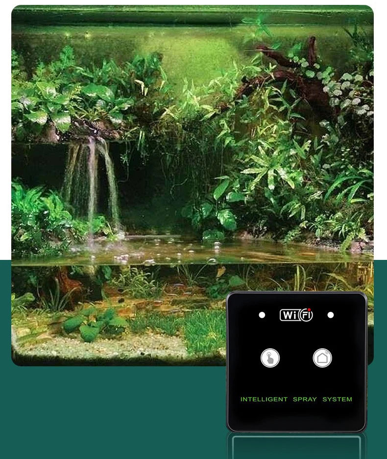 Smart WiFi Rainforest Mist System – Automatic Terrarium & Reptile Humidifier