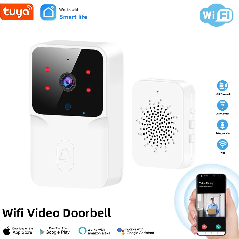 Smart Wi-Fi Video Doorbell Camera – See Who’s at Your Door, Anytime