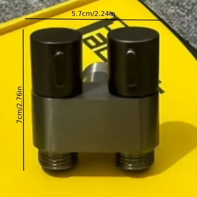 Stainless Steel Dual Outlet Angle Valve – High Flow Bathroom & Laundry Control