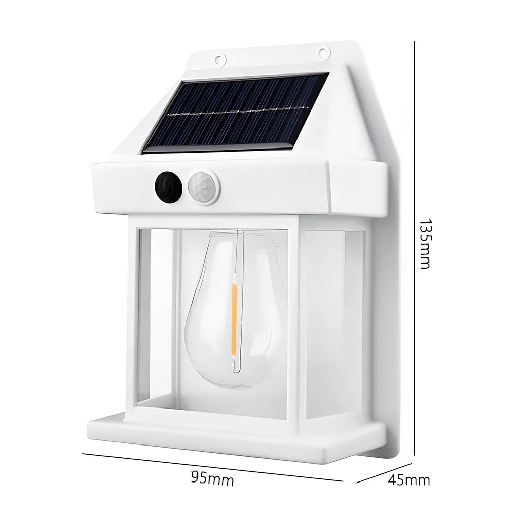 Solar Wall Lantern – Waterproof LED Outdoor Garden Light