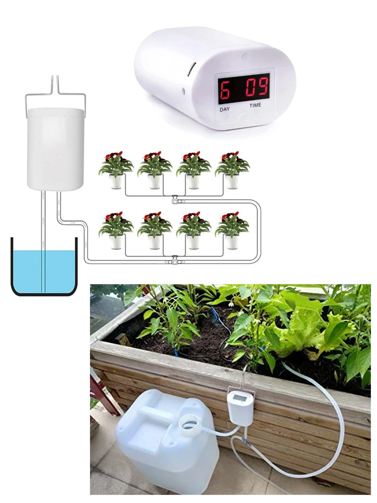Smart Drip Irrigation Pump Kit – 2 to 16 Head Automatic Watering System