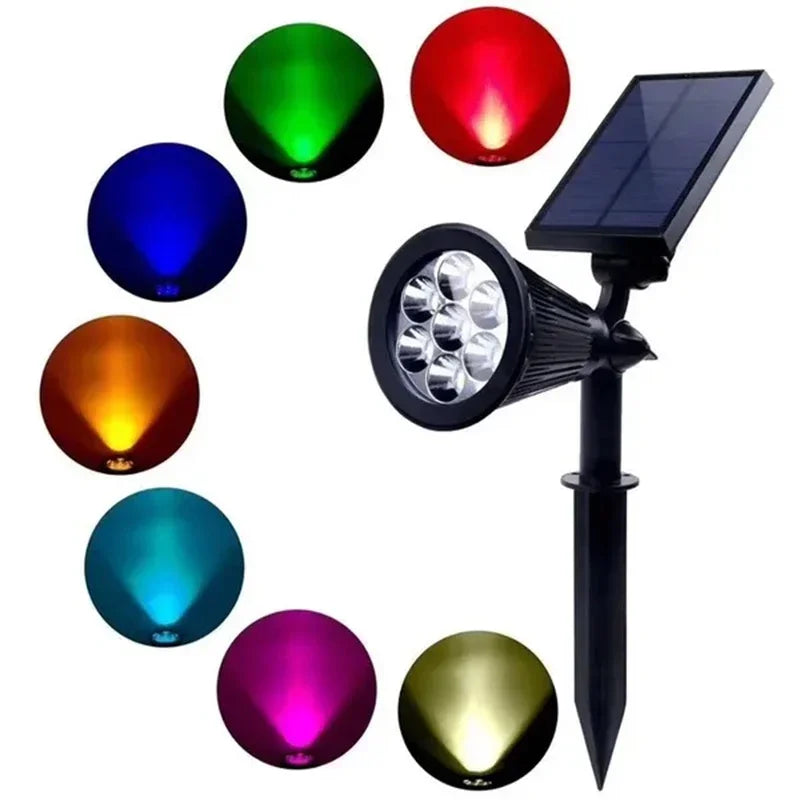 Solar LED Garden Spotlight – Adjustable IP65 Waterproof Landscape Light