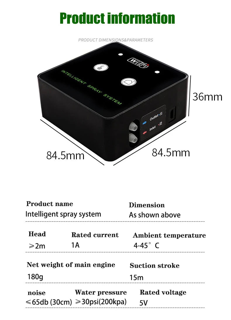 Smart WiFi Rainforest Mist System – Automatic Terrarium & Reptile Humidifier