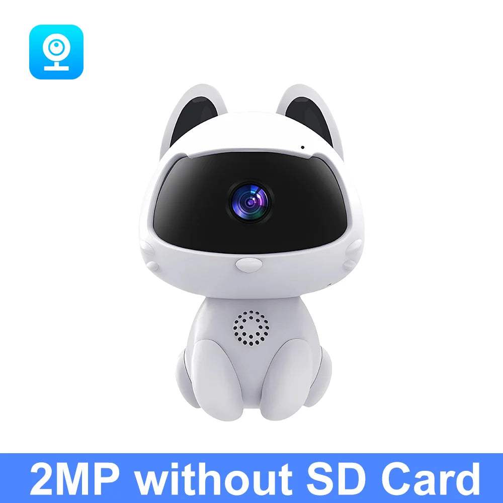 Smart Indoor WiFi Camera for Baby & Pets – Two-Way Audio & Motion Tracking