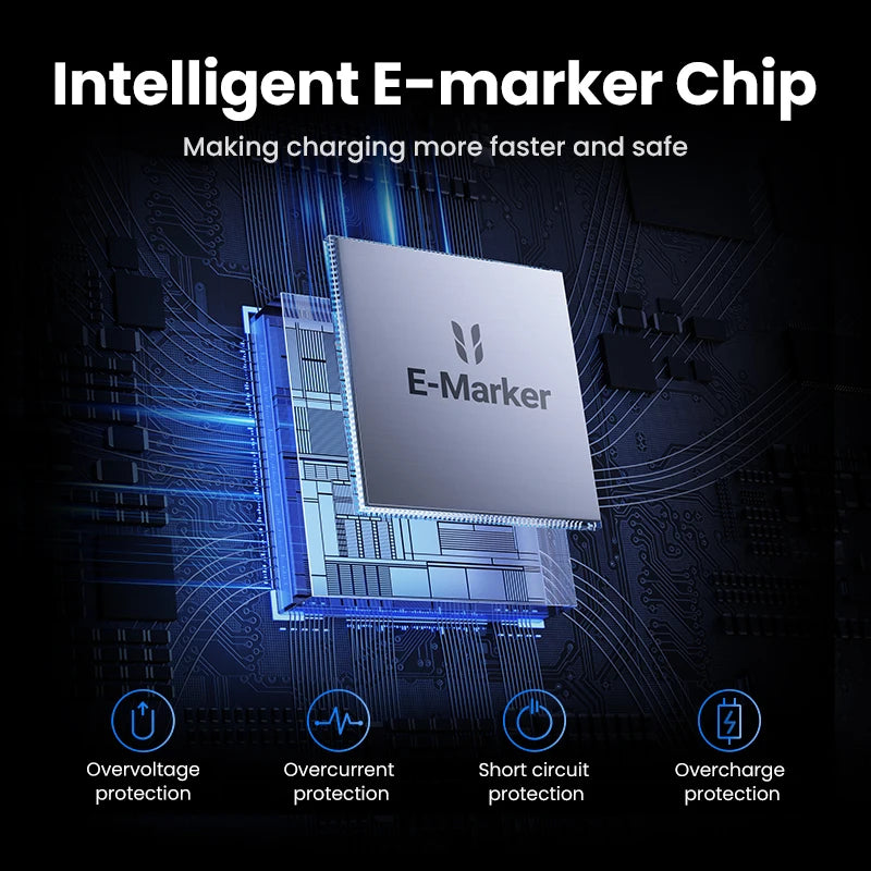 UGREEN 240W USB-C Fast Charging Cable (PD 3.1, 5A) – Laptop & Smartphone