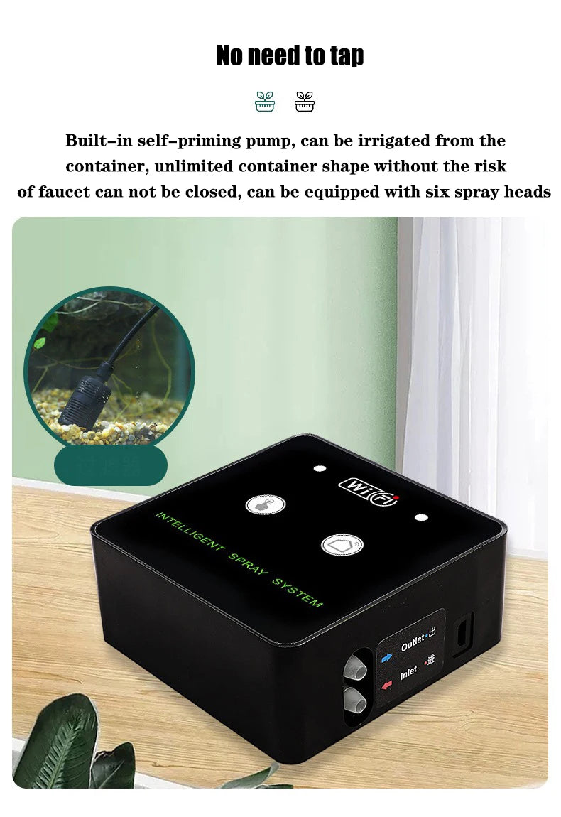 Smart WiFi Rainforest Mist System – Automatic Terrarium & Reptile Humidifier