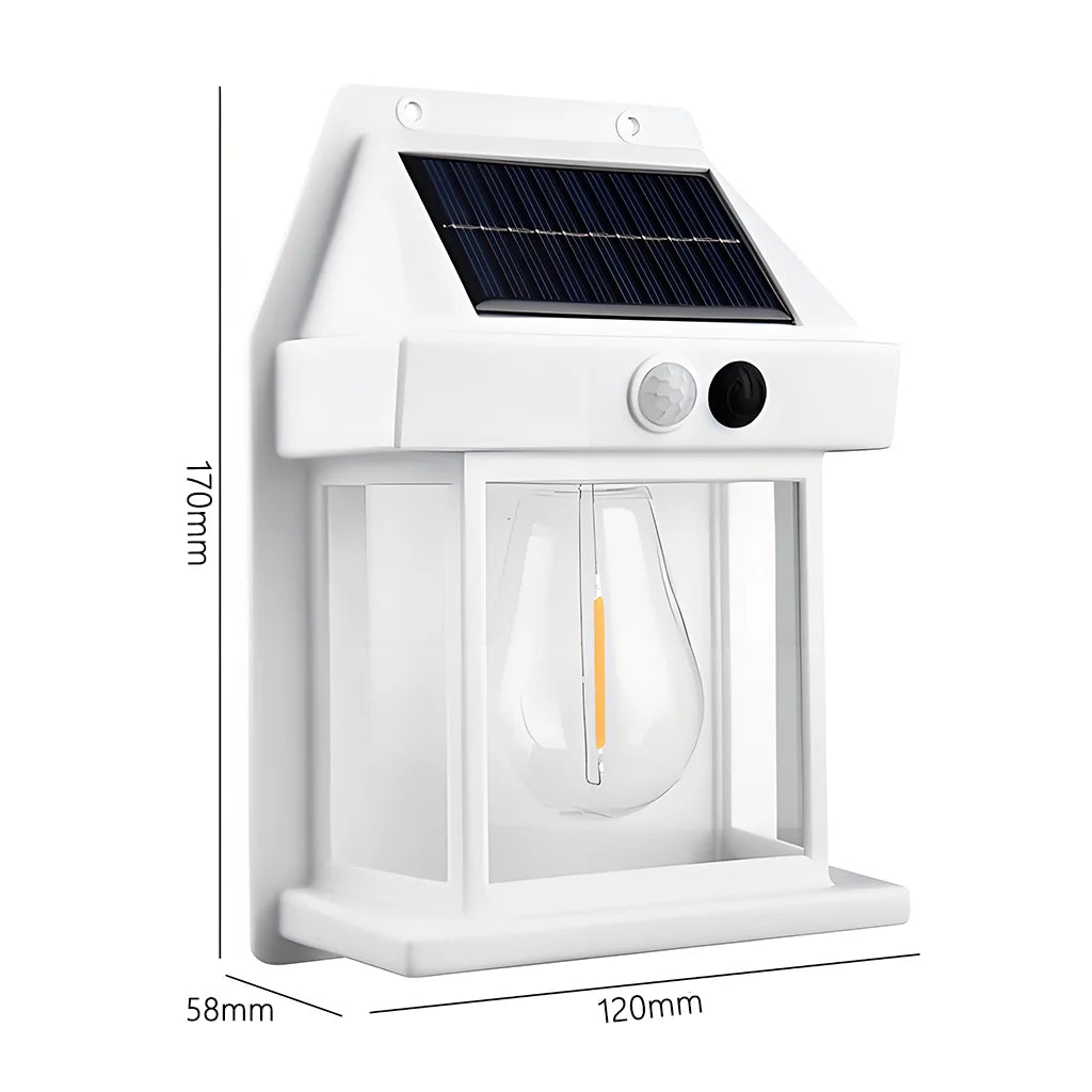 Solar Wall Lantern – Waterproof LED Outdoor Garden Light