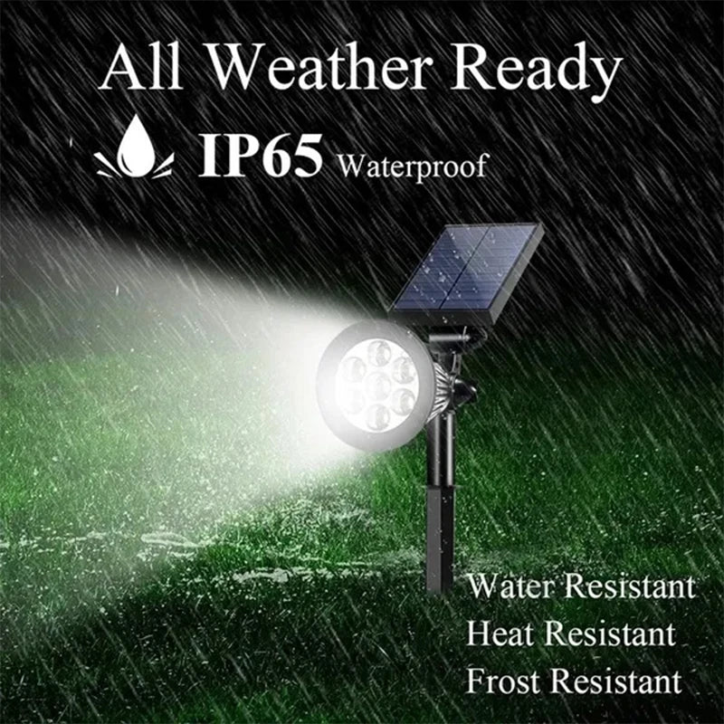 Solar LED Garden Spotlight – Adjustable IP65 Waterproof Landscape Light