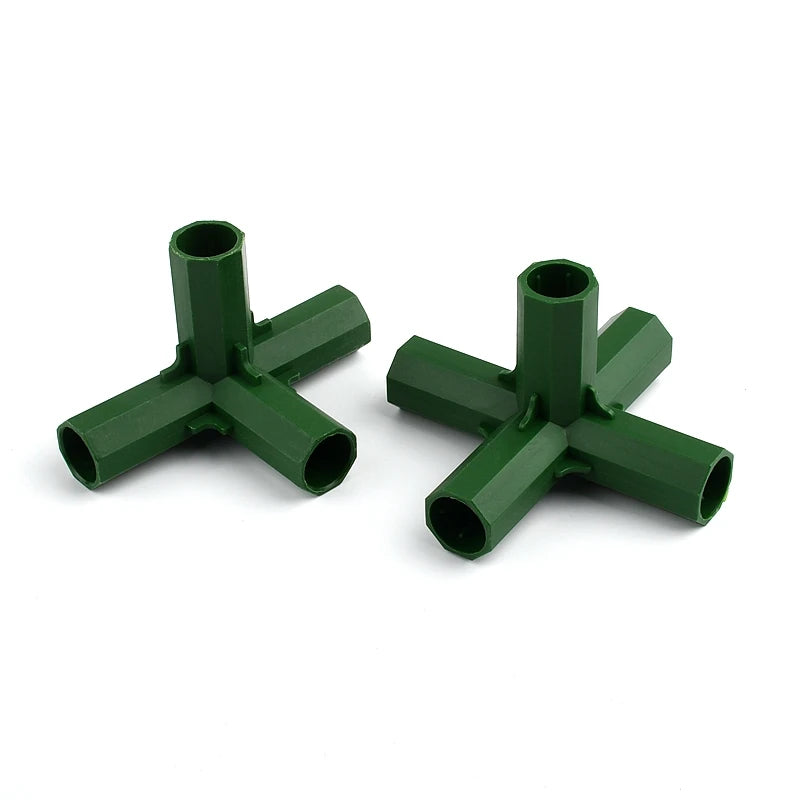 Modular Garden Frame Connectors – Greenhouse & Plant Support Joints (8–20mm)