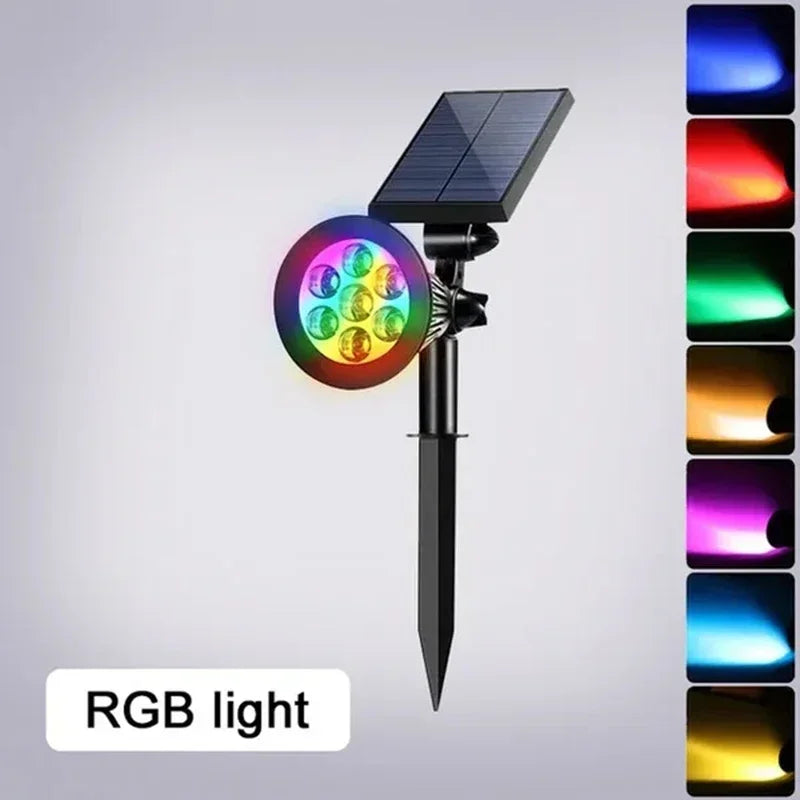 Solar LED Garden Spotlight – Adjustable IP65 Waterproof Landscape Light