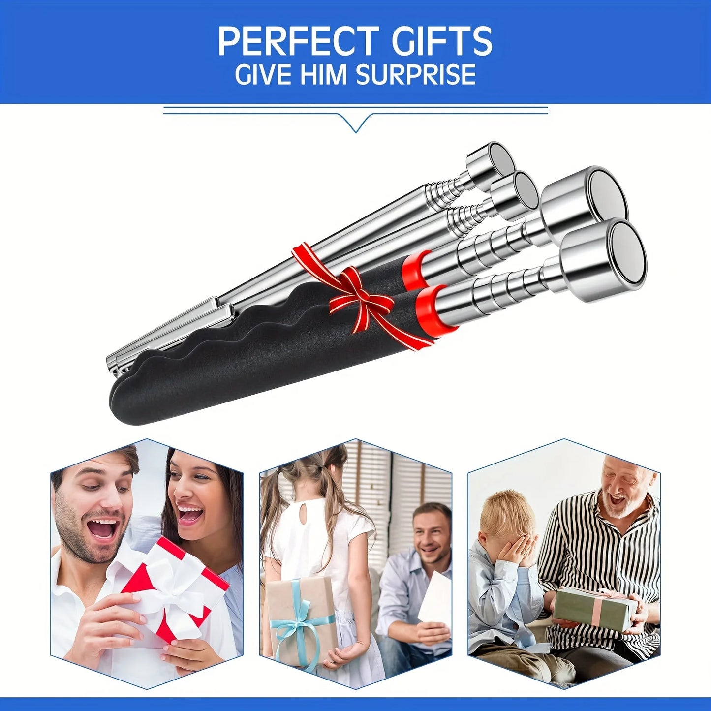 Telescopic Magnetic Pickup Tool – Reach Screws & Metal Parts Easily