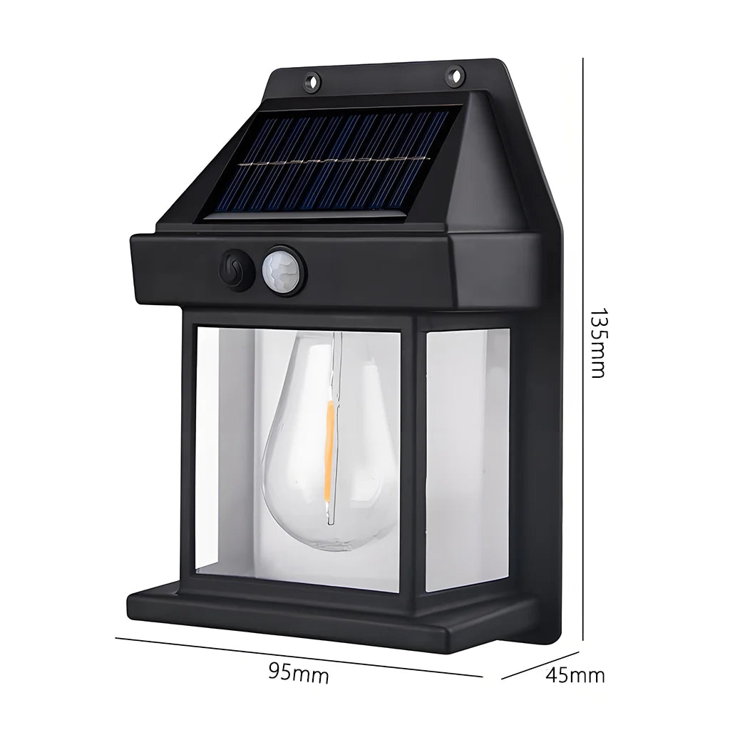 Solar Wall Lantern – Waterproof LED Outdoor Garden Light