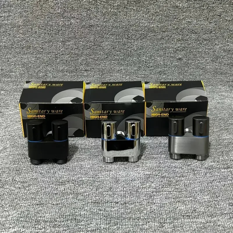 Stainless Steel Dual Outlet Angle Valve – High Flow Bathroom & Laundry Control