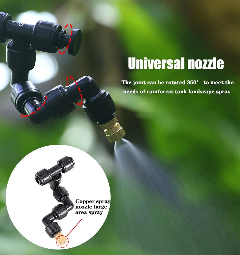 Smart WiFi Rainforest Mist System – Automatic Terrarium & Reptile Humidifier