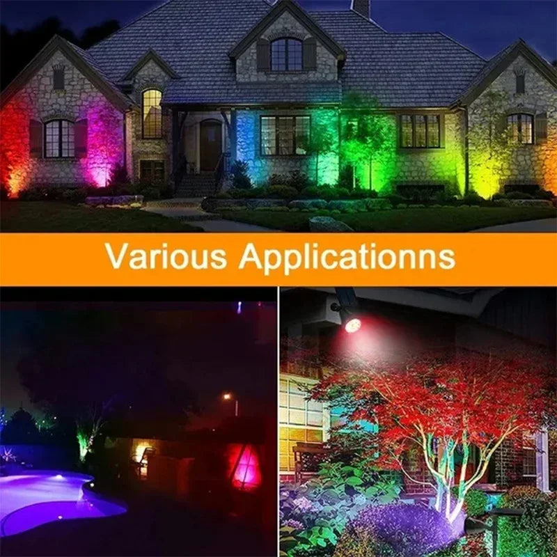 Solar LED Garden Spotlight – Adjustable IP65 Waterproof Landscape Light