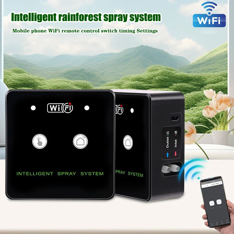 Smart WiFi Rainforest Mist System – Automatic Terrarium & Reptile Humidifier