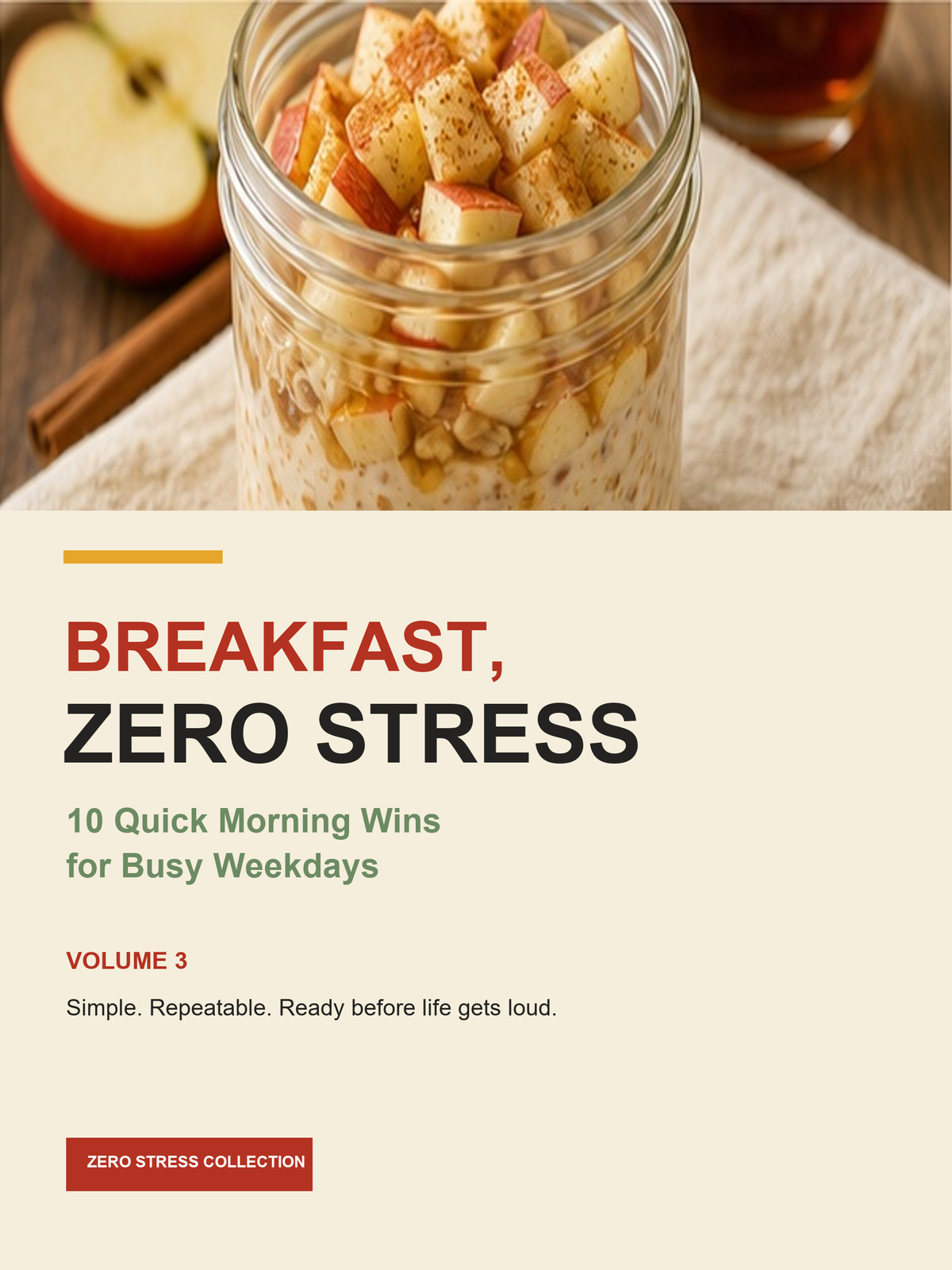 Breakfast, Zero Stress - Volume 3 ebook cover