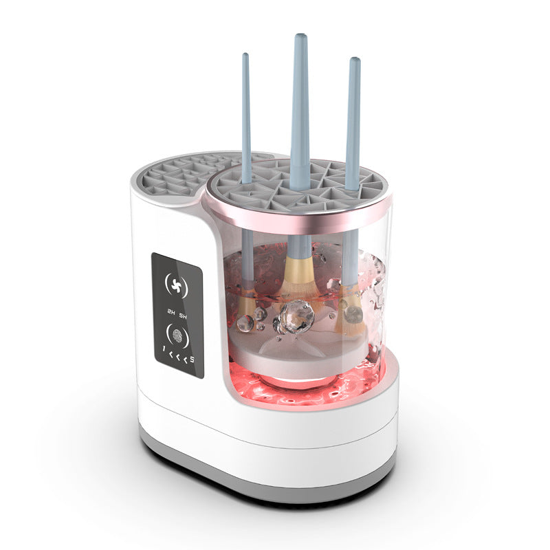 Automatic Makeup Brush Cleaner & Dryer – Rechargeable UV Disinfection