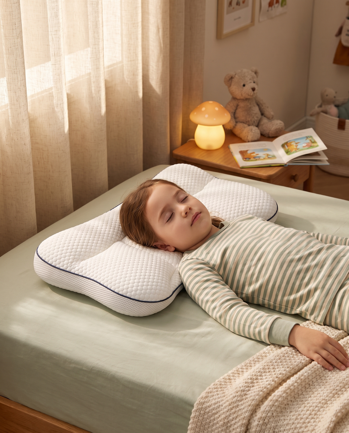 Posturi Kids Pillow - Contoured Support Pillow for Kids